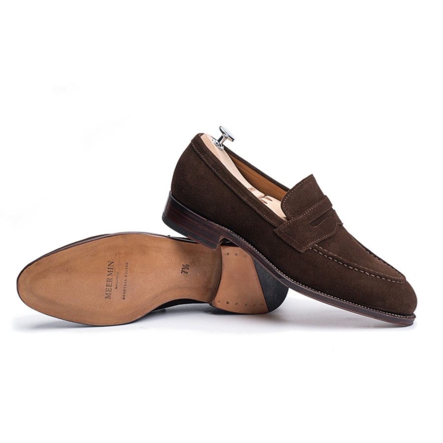 Hommes Meermin Flaneurs | 101484 - Daim Marron - E