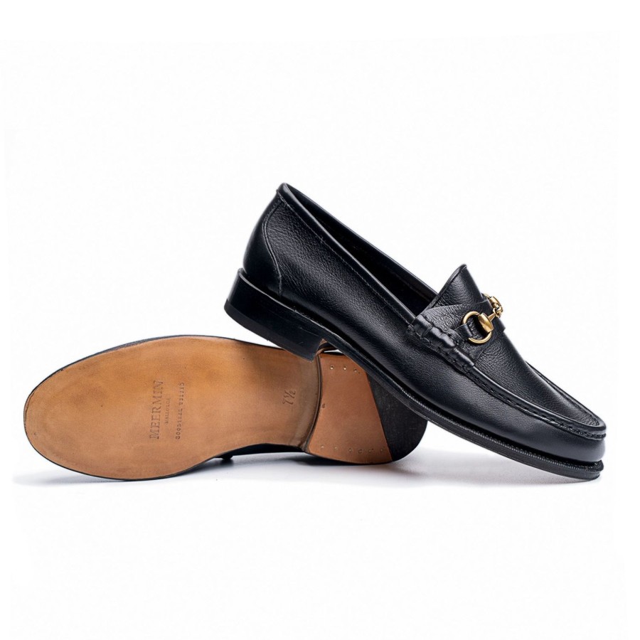 Hommes Meermin Flaneurs | 114673 - Veau Souple Noir - E