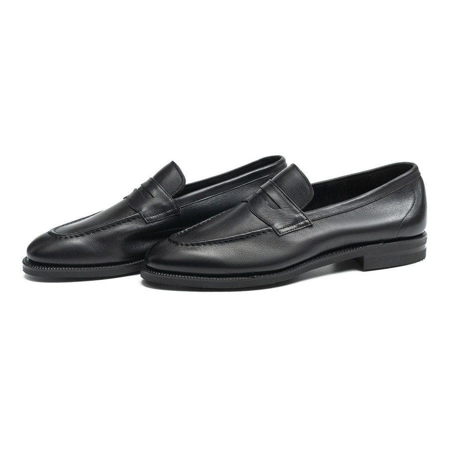 Hommes Meermin Flaneurs | 514511 - Veau Souple Noir - E