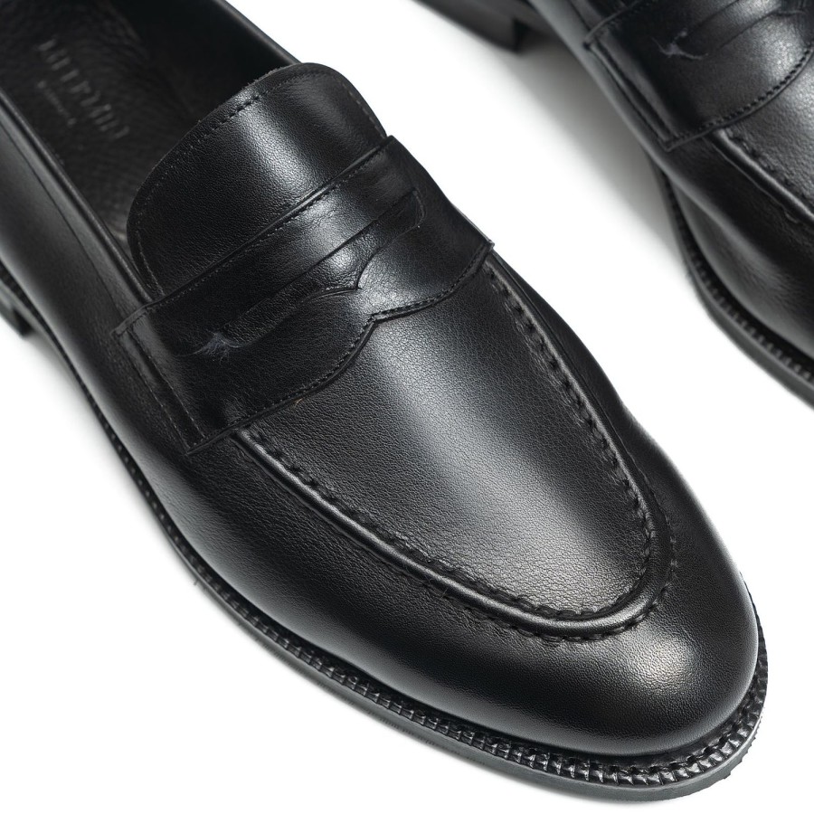 Hommes Meermin Flaneurs | 514511 - Veau Souple Noir - E