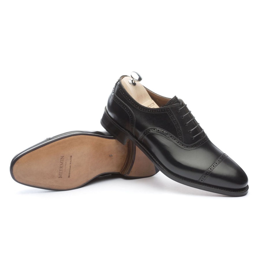 Hommes Meermin Richelieus | 101513 - Veau Noir - E