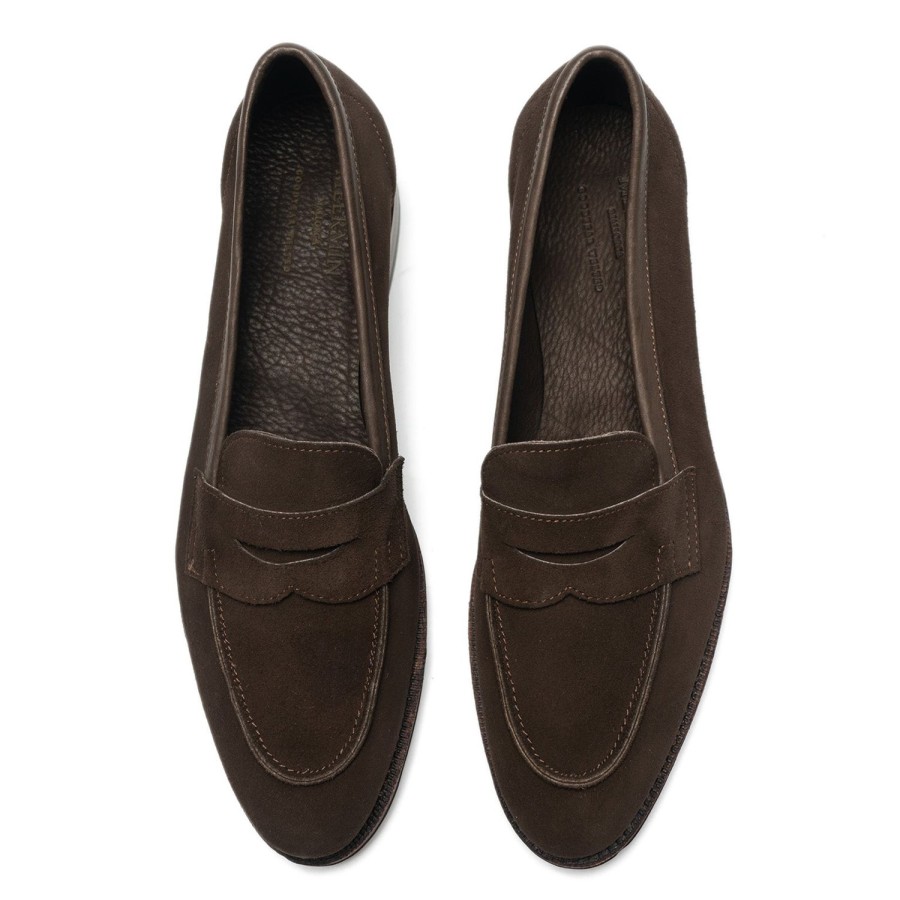 Femmes Meermin Flaneurs | 214414 - Daim Alicante Marron - E