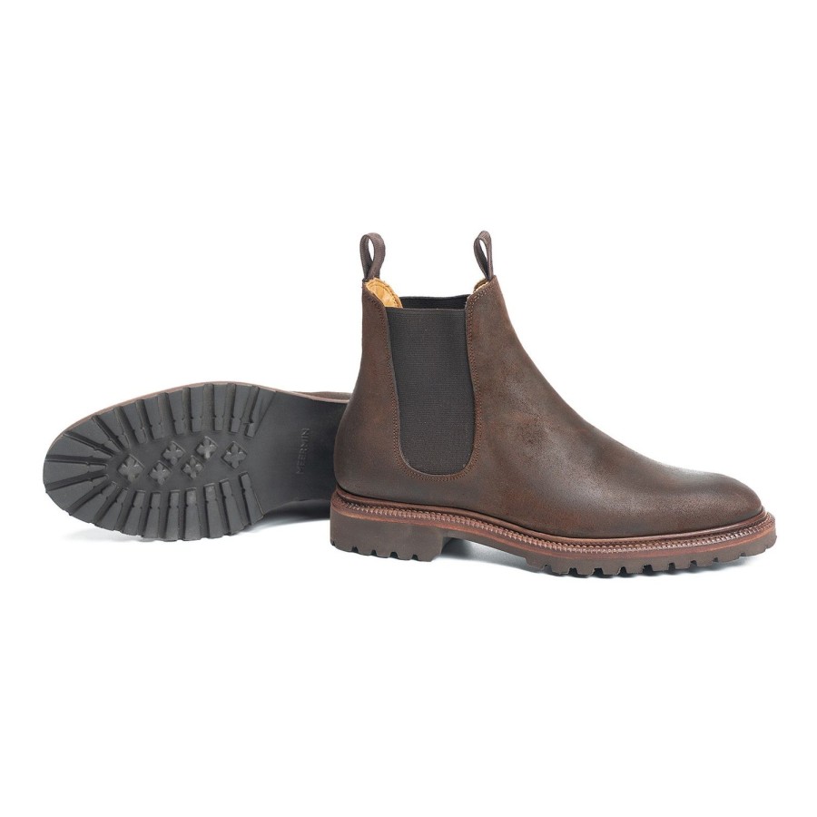 Femmes Meermin Bottes | 214054 - Commandant Cireux Rouille - E