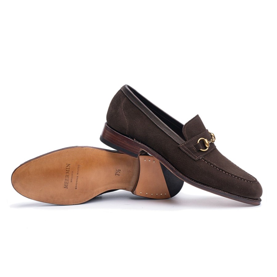 Hommes Meermin Flaneurs | 114678 - Daim Alicante Marron - E