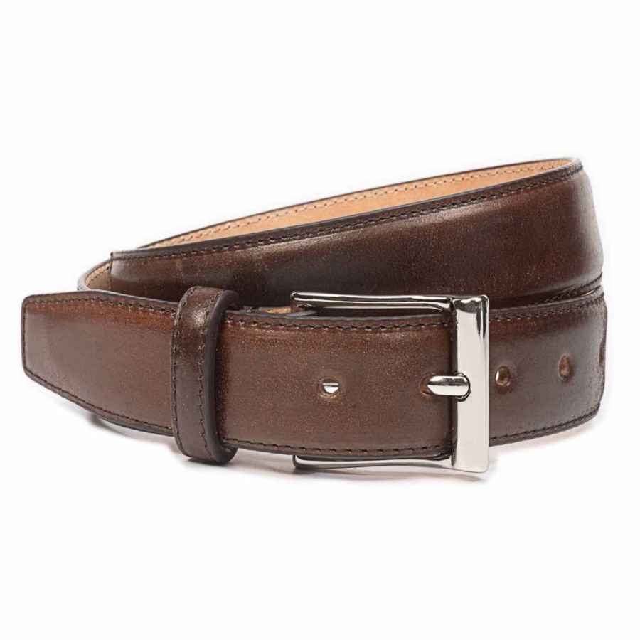 Hommes Meermin Ceintures | 104335 - Coquille Heritage Marron Cordovan