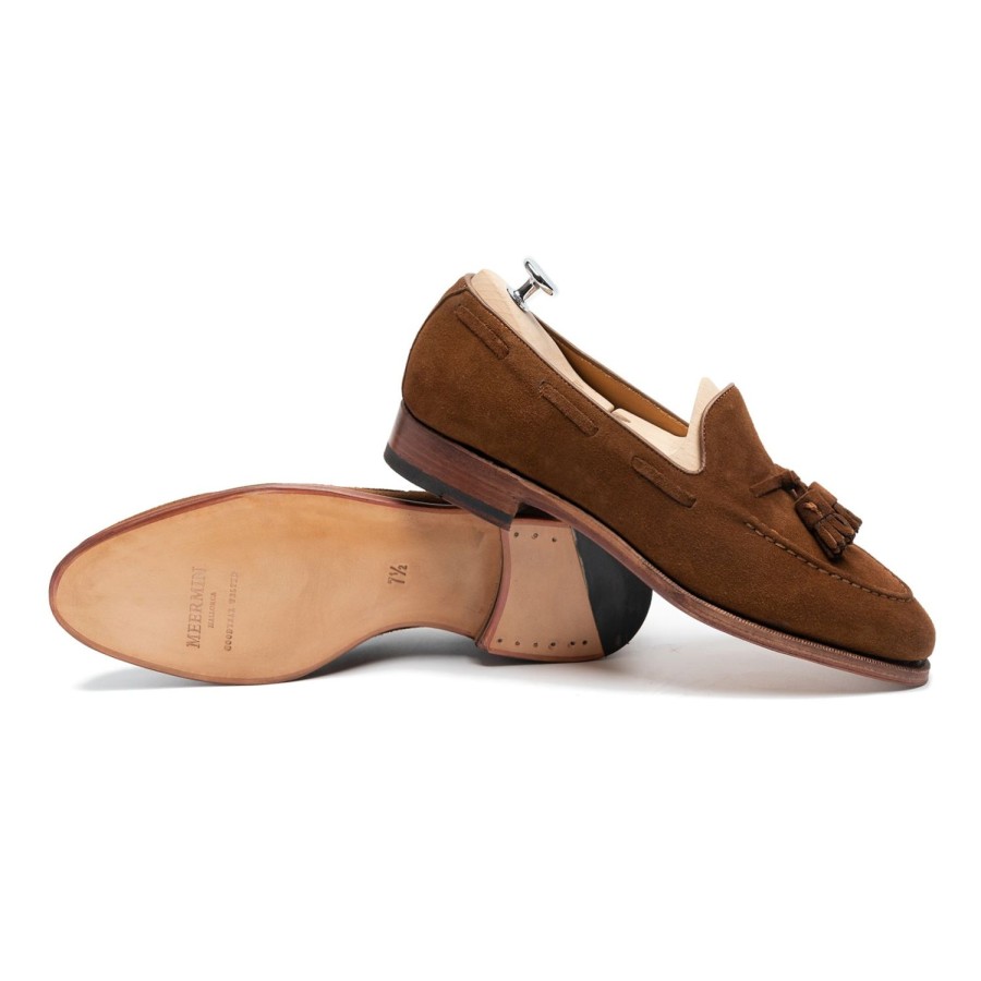 Hommes Meermin Flaneurs | 101412 - Snuff Suede - E