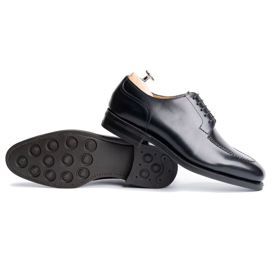 Hommes Meermin Bluchers | 101596 - Veau Noir - E