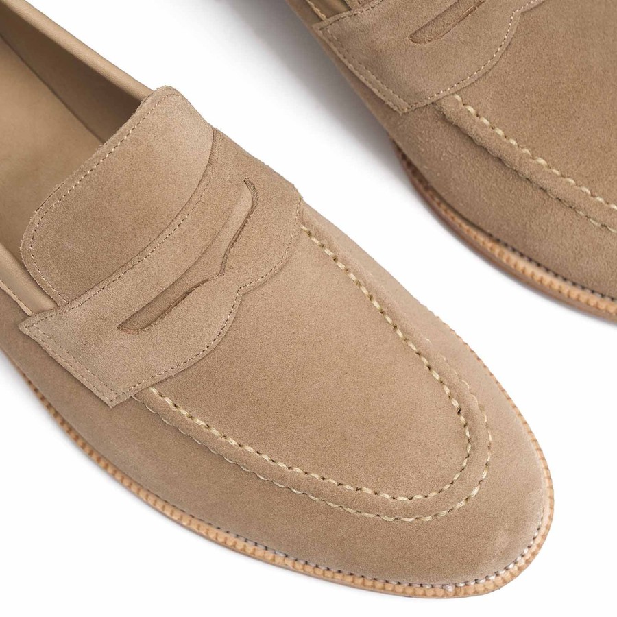 Hommes Meermin Flaneurs | 514511 - Butts Janus Taupe - E