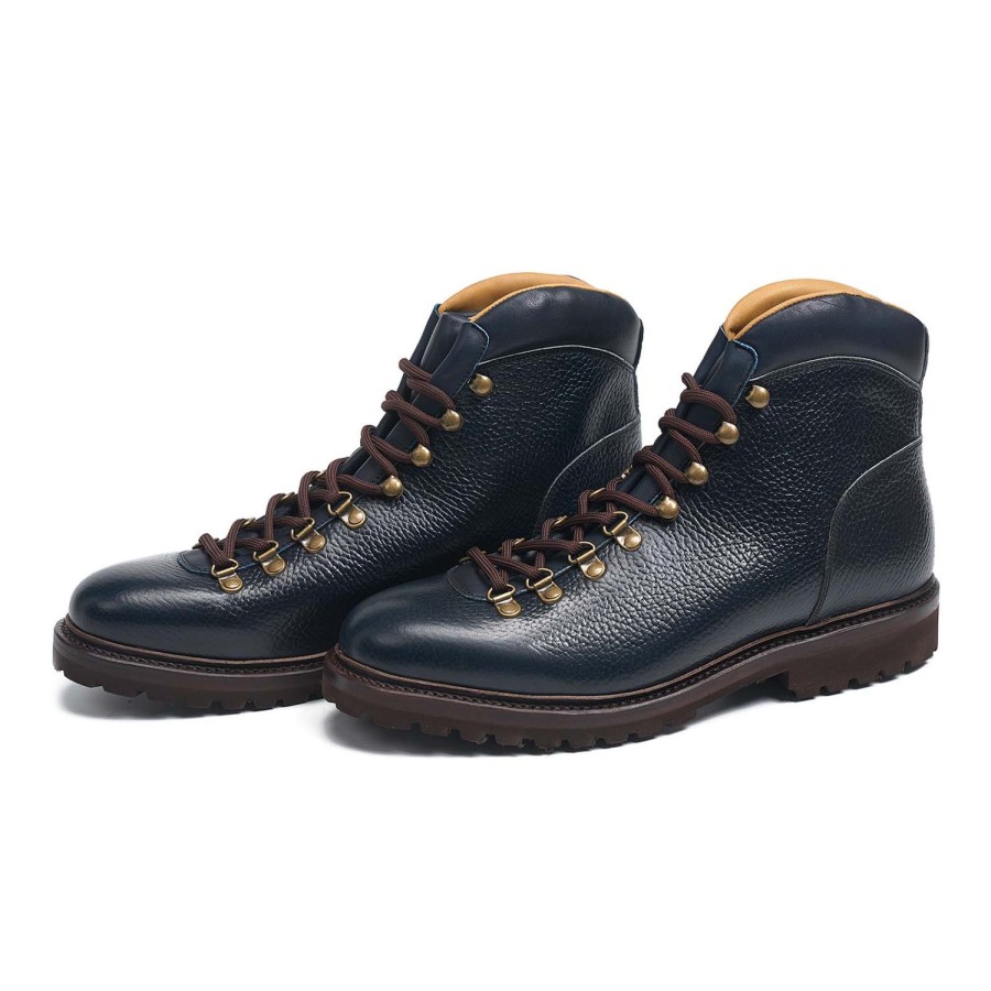 Hommes Meermin Bottes | 516690 - Marine Thibet - E (Systeme Ultraflex)