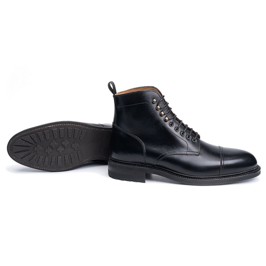 Hommes Meermin Bottes | 516210 - Veau Noir - E (Systeme Ultraflex)