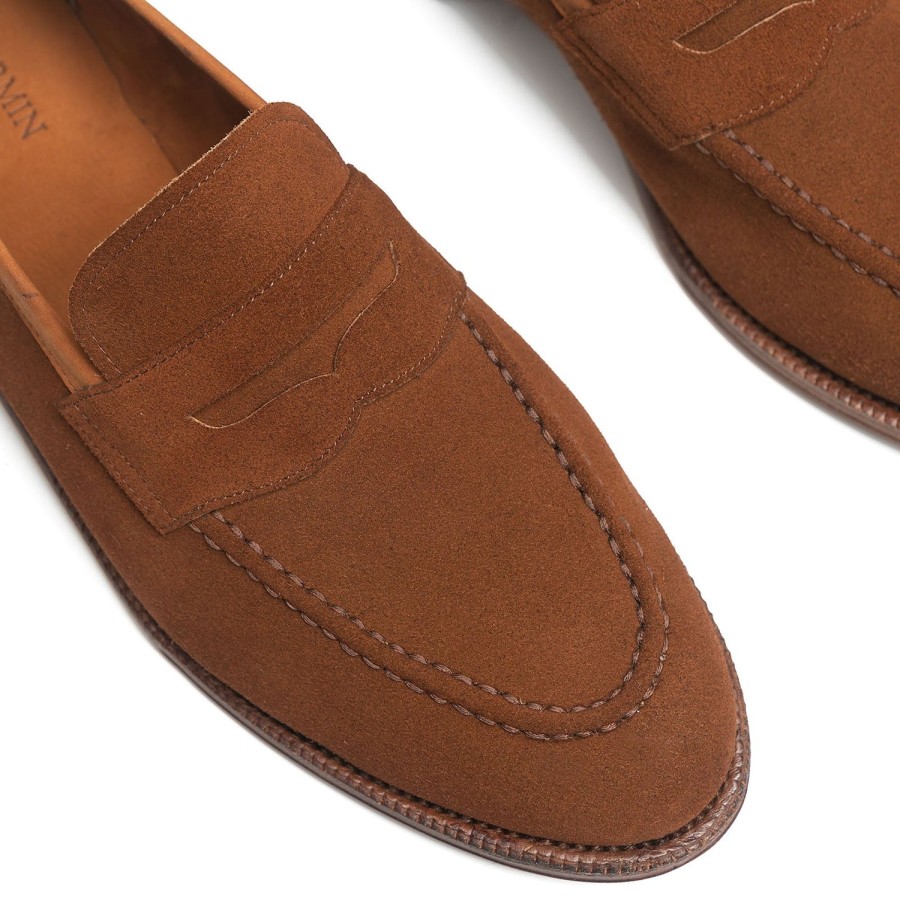 Hommes Meermin Flaneurs | 514511 - Daim Alicante Cuivre - E