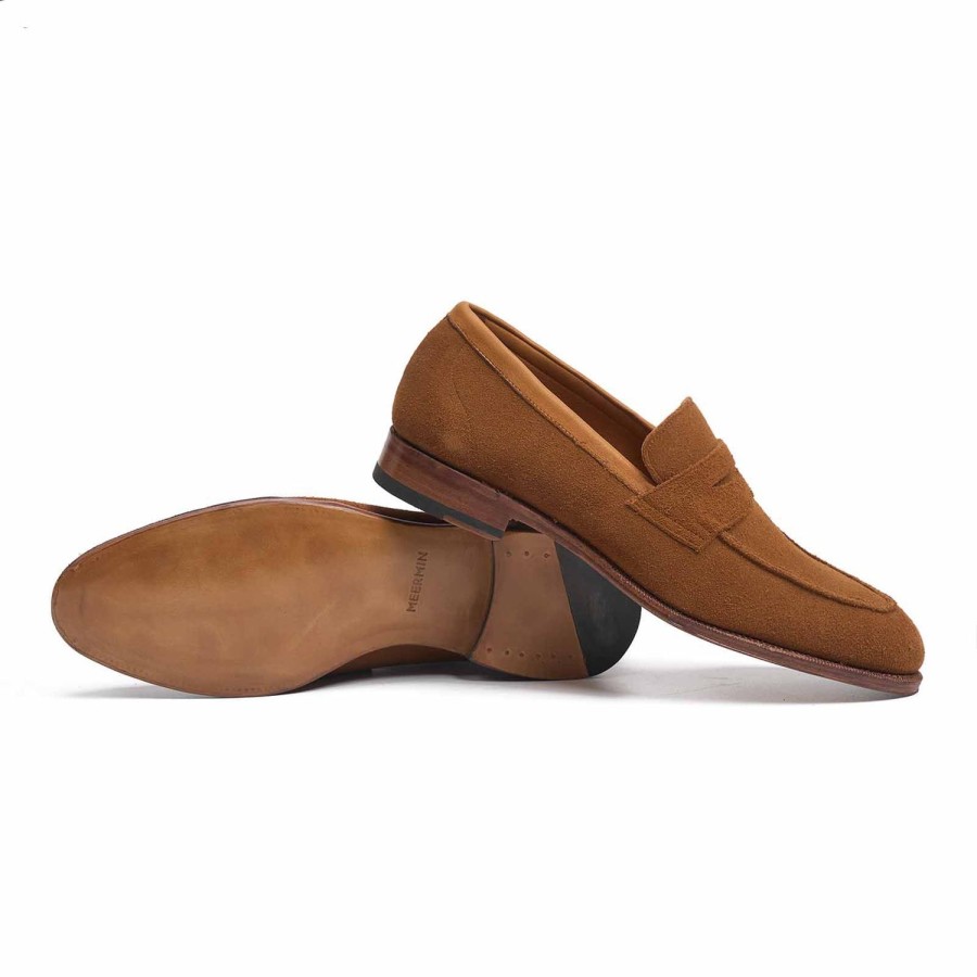 Hommes Meermin Flaneurs | 114414 - Cognac Janusbutts - E