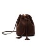 Femmes Meermin Sacs A Main | 309112 - Daim Alicante Marron