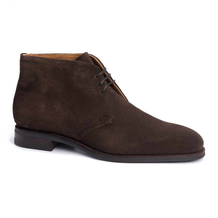 Hommes Meermin Bottes | 101468 - Daim Marron - E