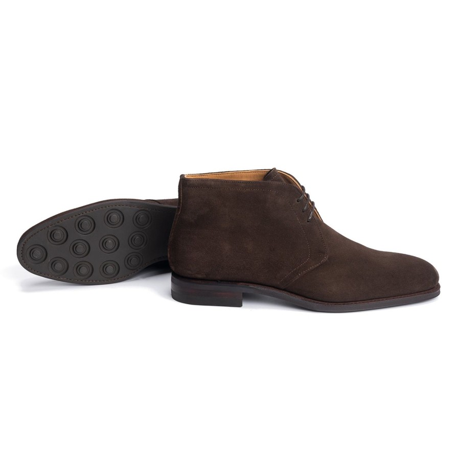 Hommes Meermin Bottes | 101468 - Daim Marron - E