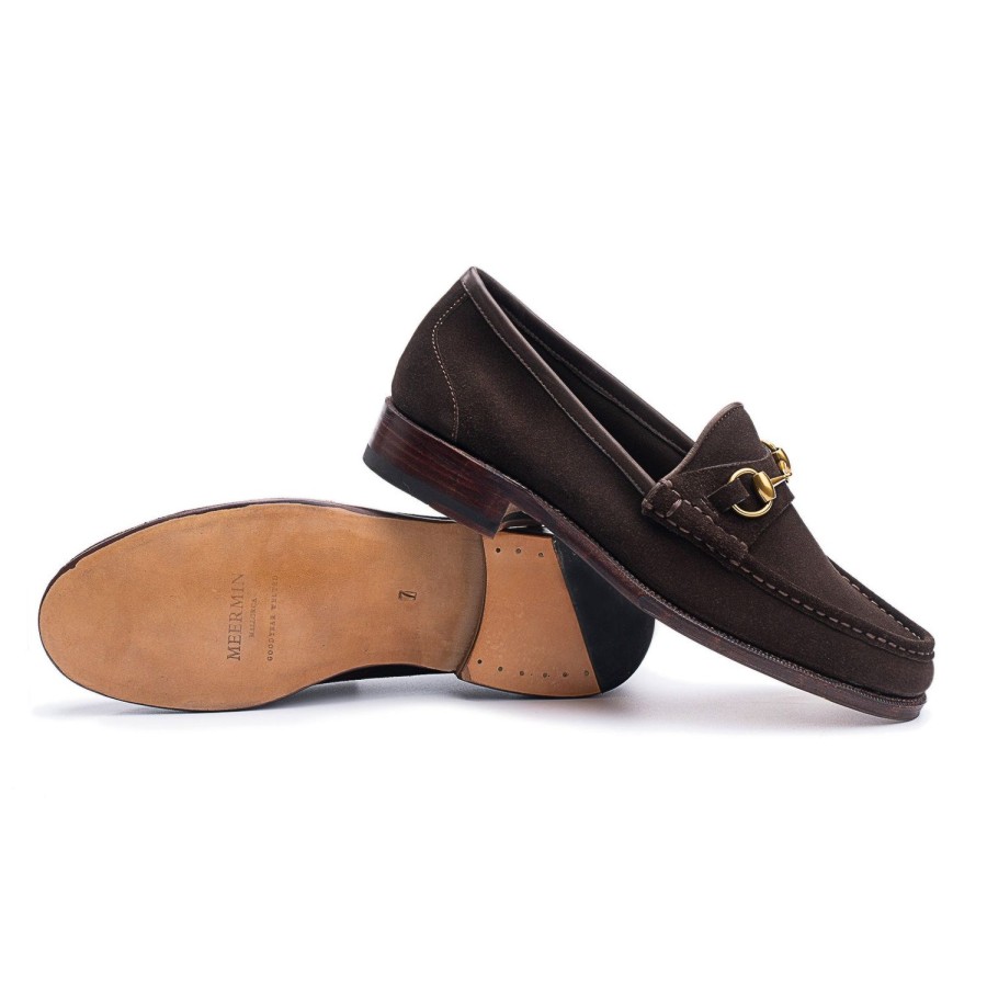 Hommes Meermin Flaneurs | 114673 - Daim Alicante Marron - E