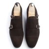 Hommes Meermin Boucles | 101341 - Daim Marron - E